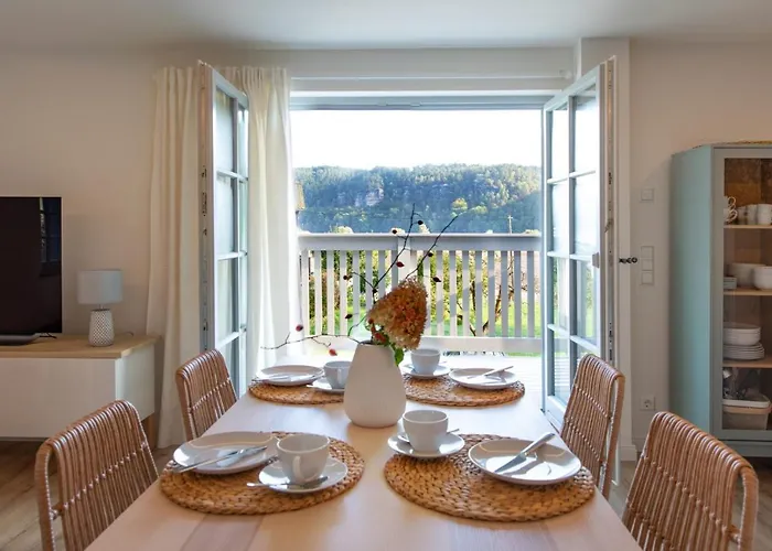 Дом отдыха Traumhaftes Gaestehaus An Elberadweg Und Bastei *